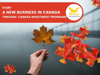 Start a New Business in Canada Through Canada Investment Programs