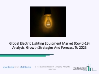 Electric Lighting Equipment Market- Growth Opportunities And Recent Developments