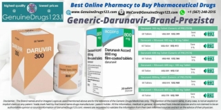 Darunavir Prezista Tablets Medication