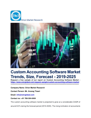 Custom Accounting Software Market Trends, Size, Forecast - 2019-2025