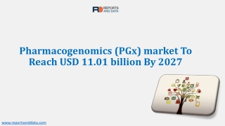 Pharmacogenomics (PGx) Market Growth Opportunities, Industry Analysis, Size 2020
