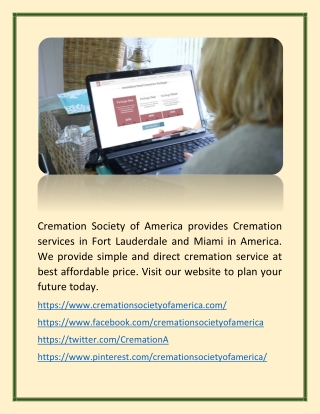 Direct Cremation Service By Cremation Society of America ---  (cremationsocietyofamerica)