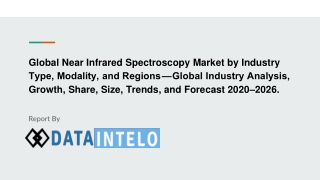 Near Infrared Spectroscopy Market growth opportunity and industry forecast to 2026