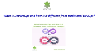What is DevSecOps and how is it different from traditional DevOps?