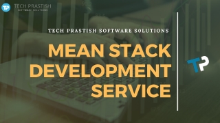 MEAN STACK Development Company - Tech Prastish