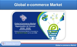 Global eCommerce Market by (B2B, B2C), Product Categories & Forecast