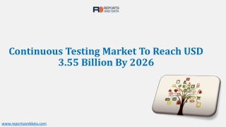 Continuous Testing Market Booming Demand Leading To Exponential Cagr Growth By 2020
