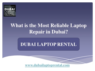 What is the Most Reliable Laptop Repair in Dubai?