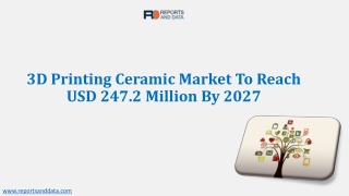3D Printing Ceramic Market Hit by Coronavirus Outbreak, Downside Risks Continue
