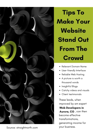 Tips To Make Your Website Stand Out From The Crowd