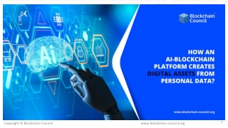 How an AI-Blockchain Platform Creates Digital Assets From Personal Data?