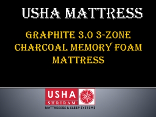 Graphite 3.0 3-Zone Charcoal Memory Foam Mattress