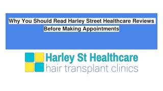 Why You Should Read Harley Street Healthcare Reviews Before Making Appointments