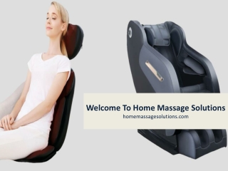 Welcome to Home Massage Solutions