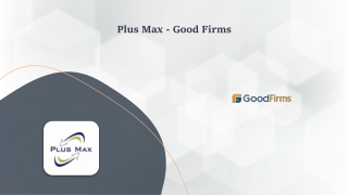 Plus Max - Good Firms