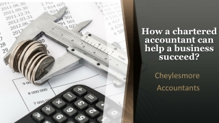 How a chartered accountant can help a business succeed?