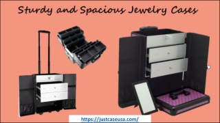 Carry Your Jewelry In Style With Sturdy And Spacious Jewelry Cases