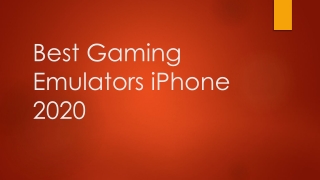 Top 10 Best Gaming Emulators iPhone 2020