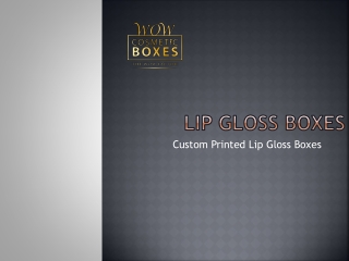 Lip Gloss Packaging