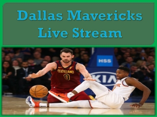 Dallas Mavericks Live Stream