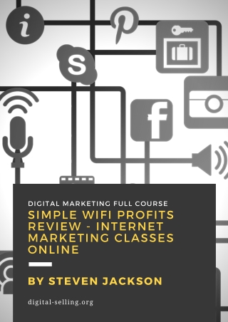 Simple WiFi Profits review – Internet marketing classes online