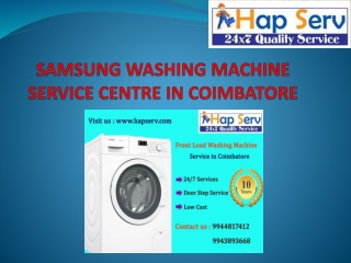 Samsung Washing Machine Service centre in Coimbatore