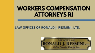 Workers Compensation Attorneys RI