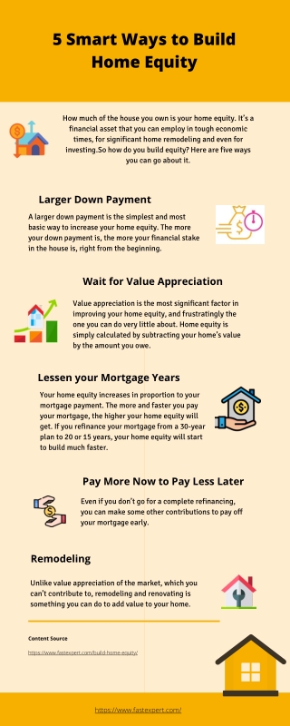 5 Smart Ways to Build Home Equity