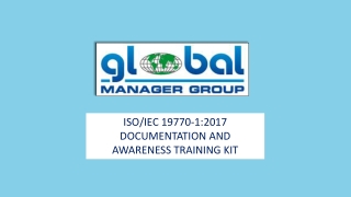 Brief Introduction on Global Manager Group's Reademade ISO 19770 Documents