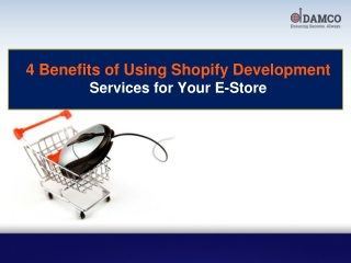 4 Benefits of Using Shopify Development Services for Your E-Store