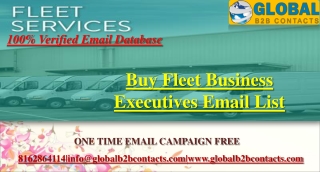 Fleet Business Executives Email List