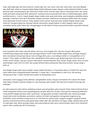 Mengenakan Kalkulator Poker Online Judi Buat Menangkan Invitasi Sit And Go