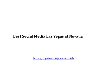 Best Social Media Las Vegas
