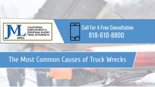 The Most Common Causes of Truck Wrecks