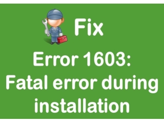 Troubleshoot Hp Printer Fatal Error 1603