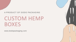 Custom Printed Hemp Boxes Wholesale | Custom Hemp Biodegradable Boxes