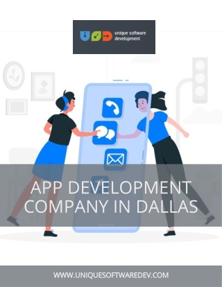 App Development Company In Dallas