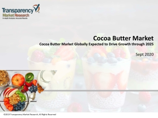 Cocoa Butter Market