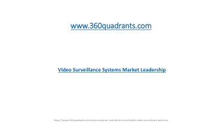 BEST VIDEO SURVEILLANCE SYSTEMS MARKET LEADERSHIP