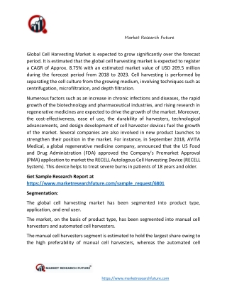 Cell Harvesting Market Research Report - Global Forecast till 2025