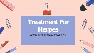 Treatment For Herpes | Living With Herpes