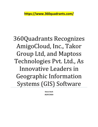 Best GIS Software in 2020 | Top Geographic Information System Softwares of 2020
