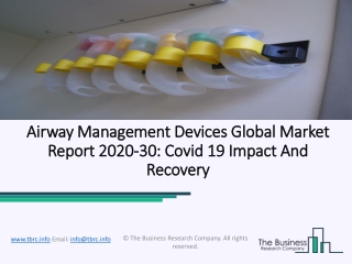 APAC Airway Management Devices Market Growth And Forecast To 2023