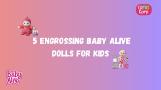 5 Engrossing Baby Alive Dolls for kids