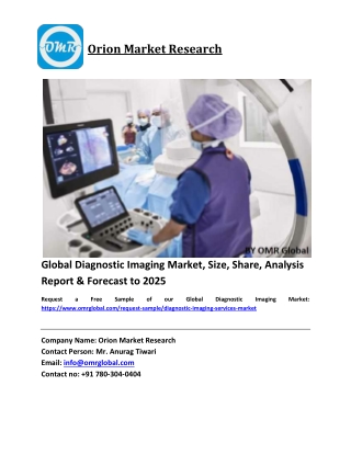 Global Diagnostic Imaging Services Market Size, Industry Trends, Share and Forecast 2019-2025