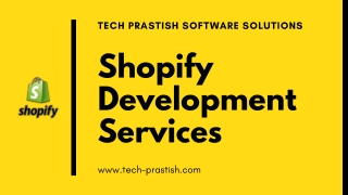 Best Shopify Development Company