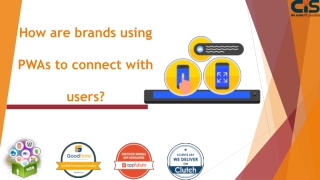 How are brands using PWAs to connect with users?
