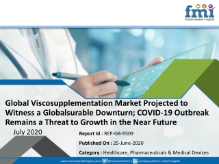 New Future Market Insights Report Explores Impact of COVID-19 Outbreak on Viscosupplementation Market 2020-2030
