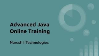 Advanced Java Online Training- Advanced Java Online Course