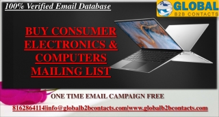 Consumer Electronics & Computers Mailing List